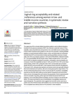 Vaginal Ring Acceptability and Related Preferences Among Women in Low-And Middle-Income Countries: A Systematic Review and Narrative Synthesis