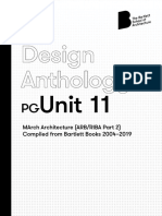 Unit 11: March Architecture (Arb/Riba Part 2) Compiled From Bartlett Books 2004-2019