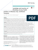 Predictors of Knowledge and Practice of Exclusive Breastfeeding Among Health Workers in Mwanza City, Northwest Tanzania