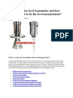 What Is A Radar Level Transmitter and How Can It Be Used To Do The Level Measurement