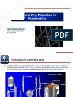 Fiber and Pulp Properties For Papermaking: Pekka Komulainen