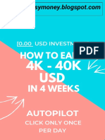 How To Earn 4K-40K Usd in 4 Weeks!! (Zero Investment)