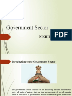 Government Sector: Nikhil B