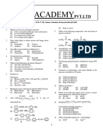 Nitya Academy: Chemistry (P-Block (Group-15,16, 17, 18), Amines, Chemistry in Everyday Life) (Q1-Q45)