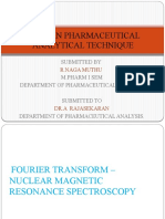 Modern Pharmaceutical Analytical Technique