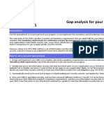 ISO 27001 Gap Analysis Checklist