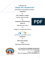 Industrieal Bio Technologyject Report