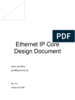 Ethernet IP Core Design Document: Author: Igor Mohor