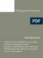 Hotel Management