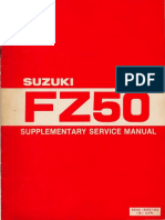 Suzuki fz50 Supplementary Service Manual PDF