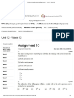 Soil Mechanics - Geotechnical Engineering I - Unit 12 - Week 10