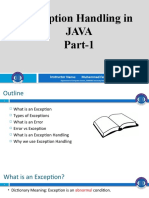 ExceptionHandling Part-1 (Week 4-1)