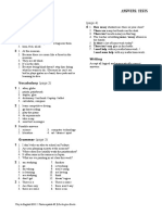 Reading (Page 1) 1 (Page 4) 4: Way To English ESO 2 Photocopiable © Burlington Books