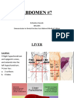 Abdomen #7: DR - Bushra Haseeb BDS, Rds Demonstrator in Dental Section Azra Naheed Medical College