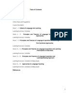 ESMANE-Module Principles and Theories of Language Acquisition and Learning