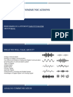 Signals and Communications Presentation