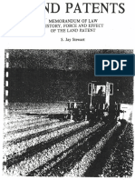 Land Patents by Jay Stewart Paragon Foundation PDF