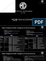 2021 MG Hector Plus Accessories List - Official