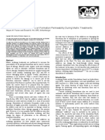 Effect of Acidizing Additives On Formation Permeability During Matrix Treatments SPE 73705 MS