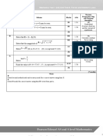 Mark Scheme: Q Scheme Marks Aos Pearson Progression Step and Progress Descriptor 1A B1 B1 (2) 1B M1 M1