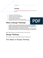 Understanding Design Thinking