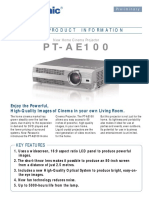 PT-AE100: New Product Information