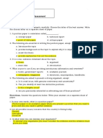 Assessment: Directions. Read The Statements Carefully. Choose The Letter of The Best Answer. Write