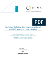 Customer Relationship Management and The IDIC Model in Retail Banking