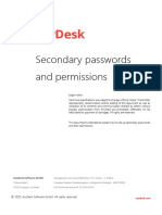 AnyDesk Secondary Passwords HowTo