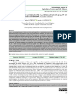 EFFECTS OF CALCIUM ASCORBATE AND CALCIUM LACTATE ON QUALITY OF FRESH-CUT PINEAPPLE (Ananas Comosus) (#544974) - 709246