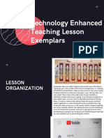 Technology Enhanced Teaching Lesson Exemplars