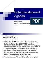 Doha Development Agenda: Pankaj Jain Lovely Professional University