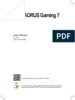 Z370 AORUS Gaming 7: User's Manual