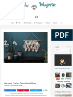 Macrame Feather Tutorial and Ideas: EVO PDF Tools Demo