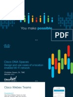 BRKEWN-2012-Design and Use Cases of A Location Enabled Wi-Fi Network Supported by Cisco DNA Spaces