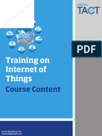 Internet of Things Course Outline