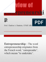 Overview of Entrepreneurship