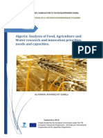 Algeria Analysis of Food Agriculture and