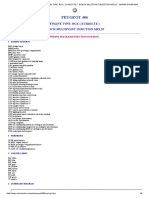 Peugeot 406 - Engine Type - RGX (Xu10j2cte) - Bosch Multipoint Injection MP3.2F - Wiring Diagrams