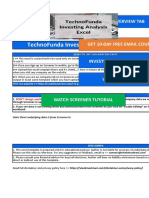 TechnoFunda Investing Screener Excel Template - VF