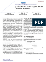 Sales Forecasting Using Kernel Based Support Vector Machine Algorithm