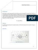 Student Manual of Spiral Spring Apparatus