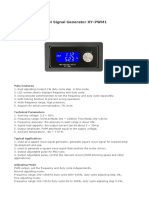 Manual Gerador PWM XY-PWM1