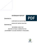 Internship Report