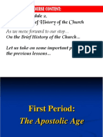 Module 2 Brief History of The Church