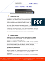 Standalone GPON OLT - FD1508GS: Product Overview