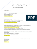 Financial Management (Chapter 18: Working Capital Management)