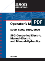 Operator's Manual: 5000, 6000, 8000, 9000 SPG-Controlled Electric, Manual-Electric, and Manual-Hydraulics