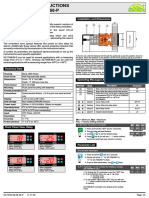 Operating Instructions SZ-7556-58-66-68-P: General Description Installation and Dimensions