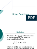 Linear Functions